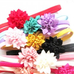 Chiffon Flower Headbands- mixed colors