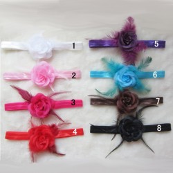 Rose Feather Headband-all colors