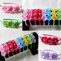 Ribbon Flower headbands-all colors