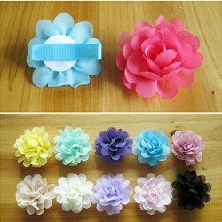 Hair Flowers Corsage with Clip -main