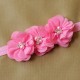 Toddle headbands chiffon flower- pink